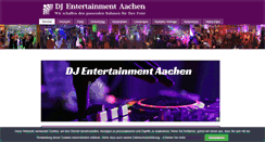 Desktop Screenshot of dj-entertainment-aachen.com